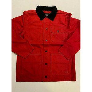 Vans New Drill Chore Coat Red Jacket Men's Medium
